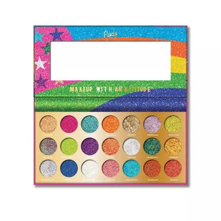United Shades of Glitter 21 Pressed Glitter Palette-Pack of 3